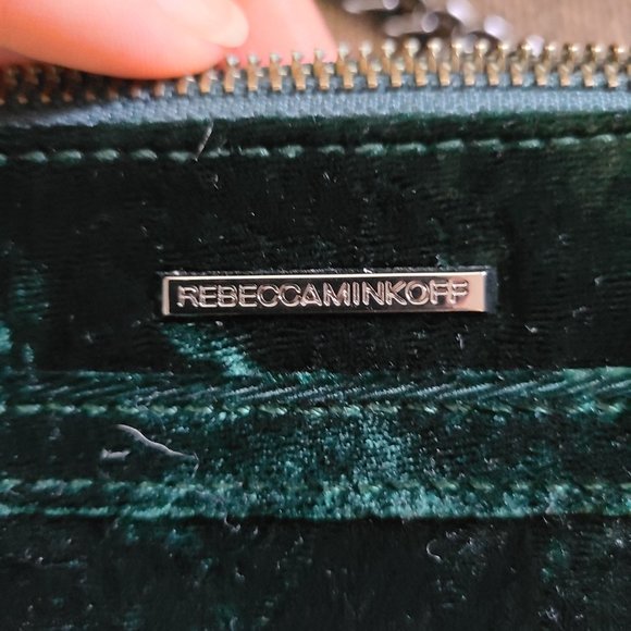 Rebecca Minkoff New York - Green Velvet Bag - Picture 2 of 3
